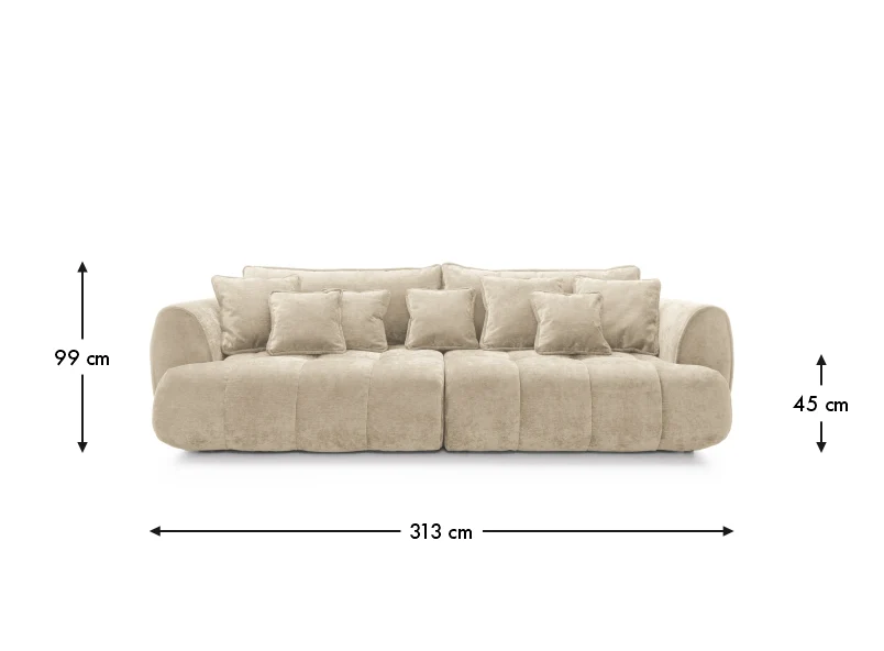Sofa Bombay - Wymiary